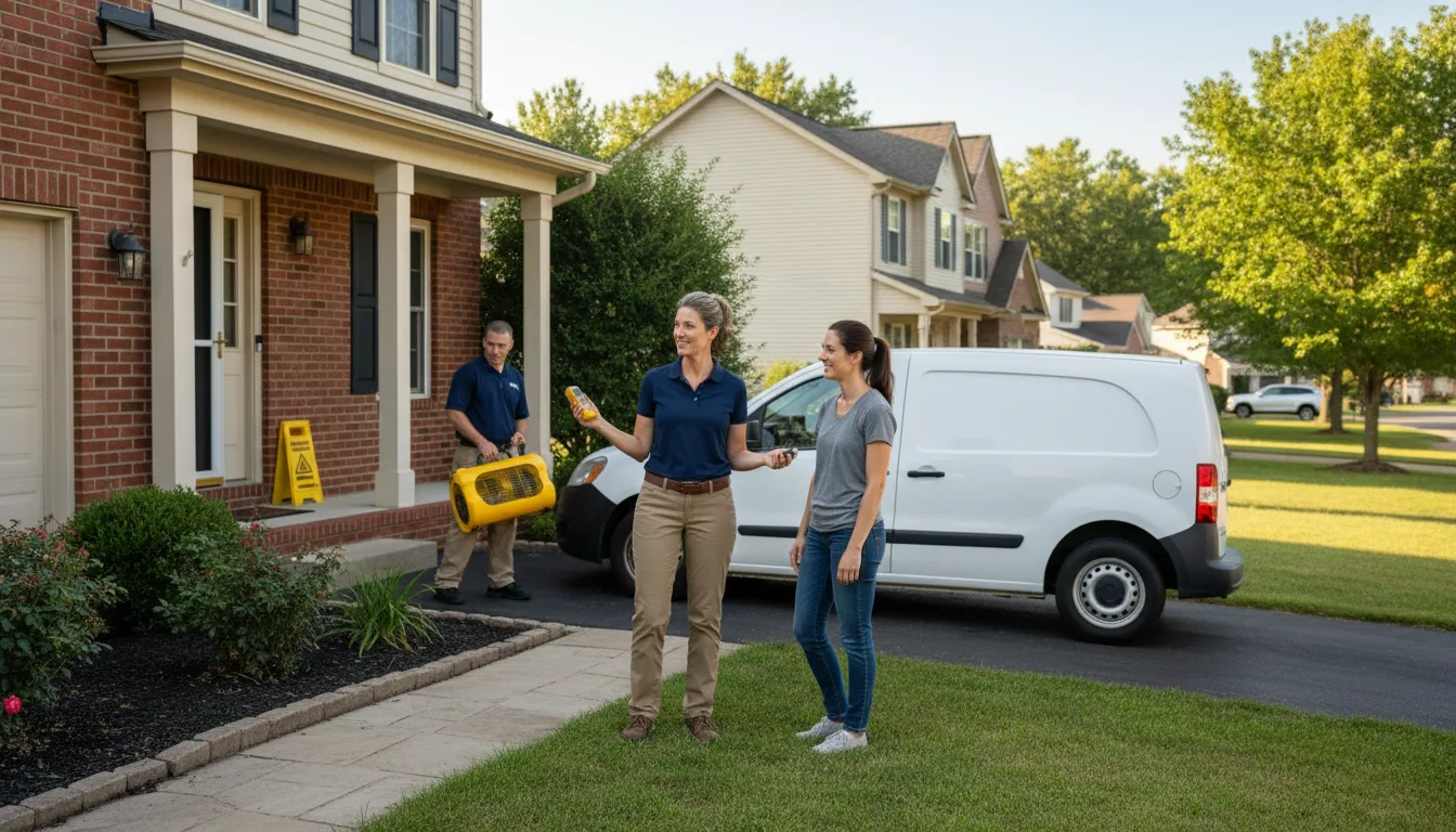 Water restoration image for Home Water Damage Repair in Spencerville, MD